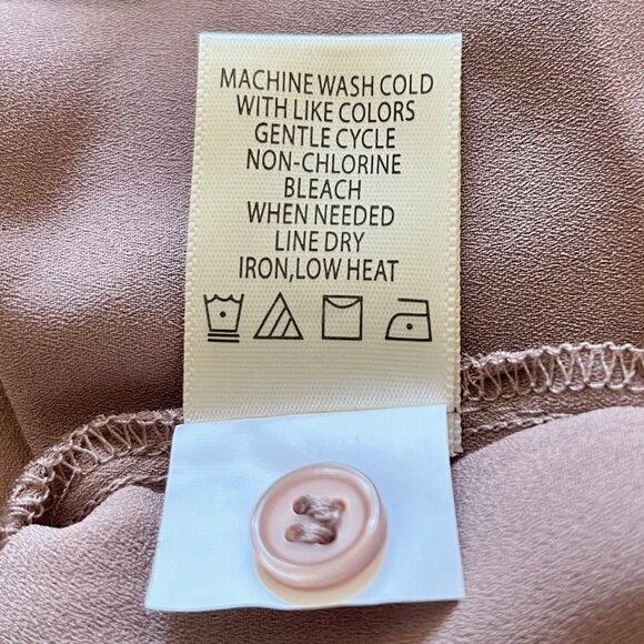 Max Studio Flutter Sleeve Blouse in Beige (L) New with Tags - Picture 7 of 9